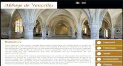 Desktop Screenshot of abbayedevaucelles.com