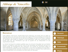 Tablet Screenshot of abbayedevaucelles.com